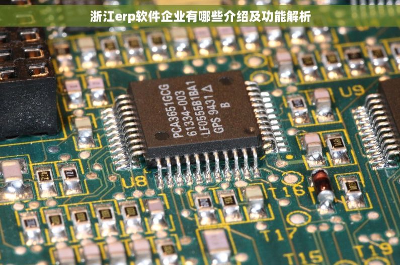 浙江erp软件企业有哪些介绍及功能解析 浙江erp软件企业有哪些介绍及功能解析