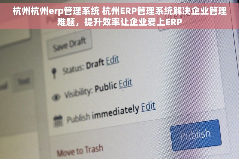 杭州杭州erp管理系统 杭州ERP管理系统解决企业管理难题,提升效率让企业爱上ERP 杭州杭州erp管理系统 杭州ERP管理系统解决企业管理难题,提升效率让企业爱上ERP