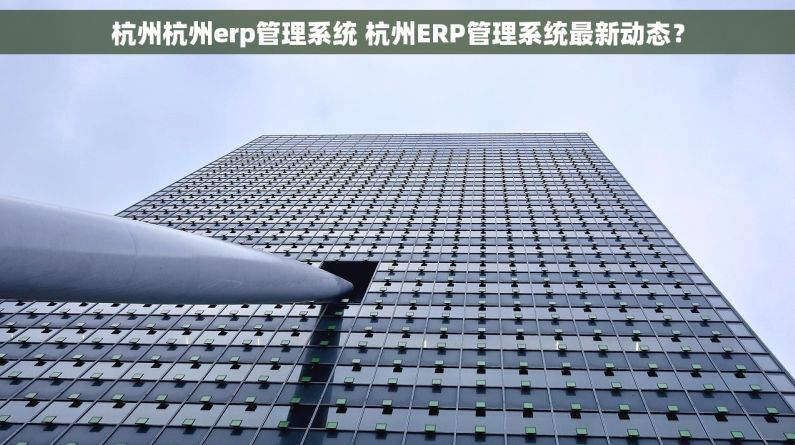 杭州杭州erp管理系统 杭州ERP管理系统最新动态? 杭州杭州erp管理系统 杭州ERP管理系统最新动态?