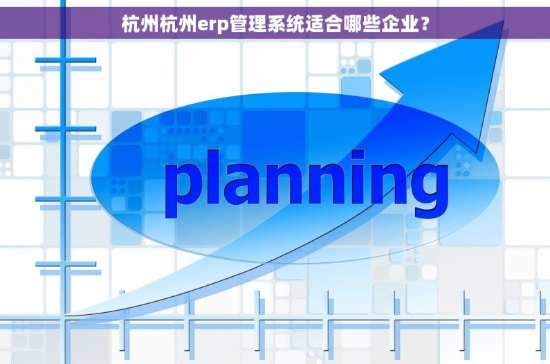 杭州杭州erp管理系统适合哪些企业？