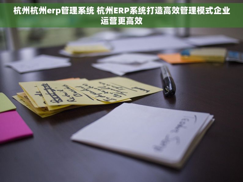 杭州杭州erp管理系统 杭州ERP系统打造高效管理模式企业运营更高效