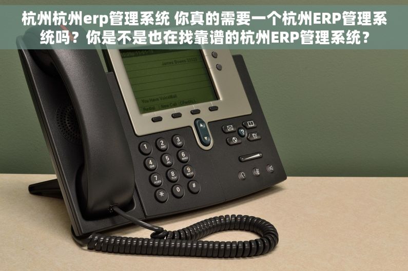 杭州杭州erp管理系统 你真的需要一个杭州ERP管理系统吗？你是不是也在找靠谱的杭州ERP管理系统？