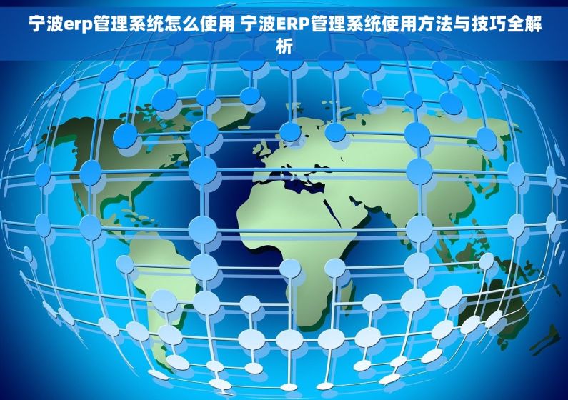 宁波erp管理系统怎么使用 宁波ERP管理系统使用方法与技巧全解析 宁波erp管理系统怎么使用 宁波ERP管理系统使用方法与技巧全解析