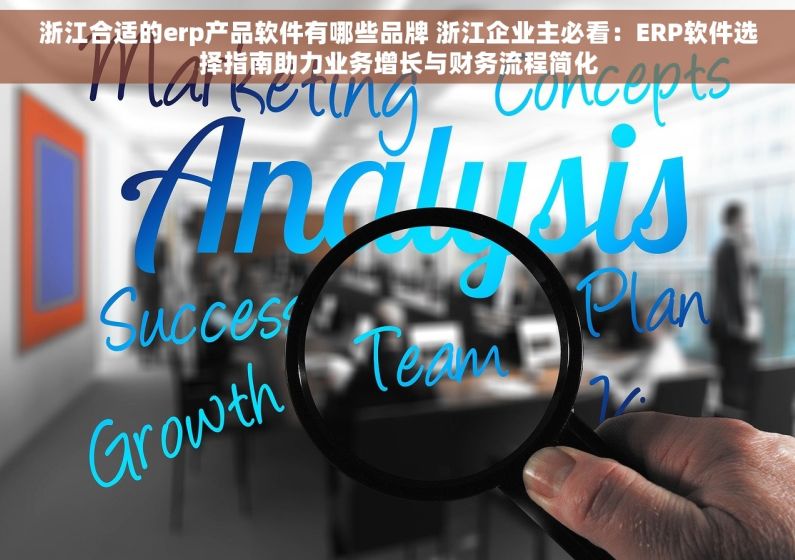 浙江合适的erp产品软件有哪些品牌 浙江企业主必看：ERP软件选择指南助力业务增长与财务流程简化
