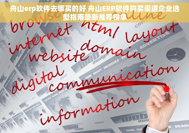 舟山erp软件去哪买的好 舟山ERP软件购买渠道企业选型指南最新推荐榜单 舟山erp软件去哪买的好 舟山ERP软件购买渠道企业选型指南最新推荐榜单