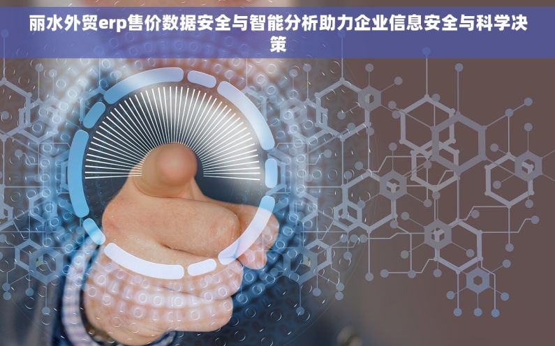 丽水外贸erp售价数据安全与智能分析助力企业信息安全与科学决策