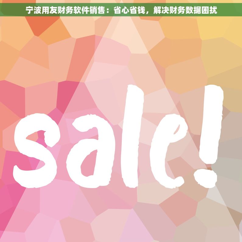 宁波用友财务软件销售：省心省钱，解决财务数据困扰