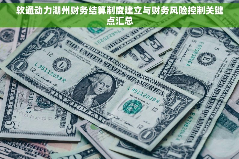 软通动力湖州财务结算制度建立与财务风险控制关键点汇总 软通动力湖州财务结算制度建立与财务风险控制关键点汇总