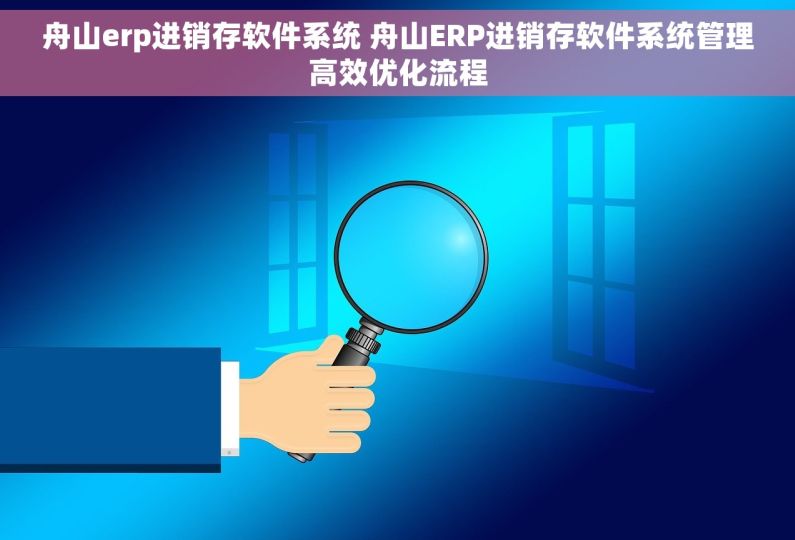舟山erp进销存软件系统 舟山ERP进销存软件系统管理高效优化流程