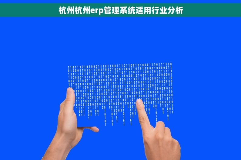 杭州杭州erp管理系统适用行业分析