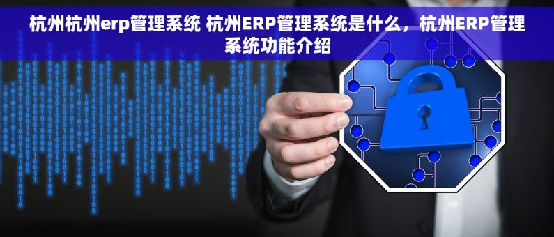 杭州杭州erp管理系统 杭州ERP管理系统是什么，杭州ERP管理系统功能介绍