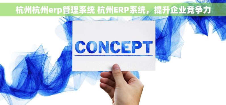 杭州杭州erp管理系统 杭州ERP系统，提升企业竞争力