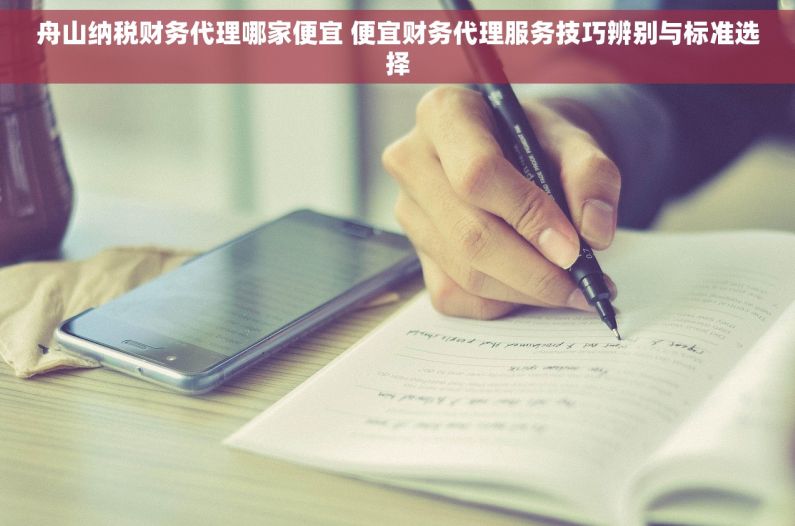 舟山纳税财务代理哪家便宜 便宜财务代理服务技巧辨别与标准选择