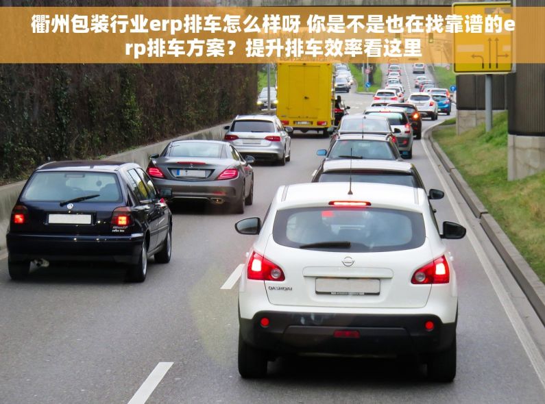 衢州包装行业erp排车怎么样呀 你是不是也在找靠谱的erp排车方案？提升排车效率看这里