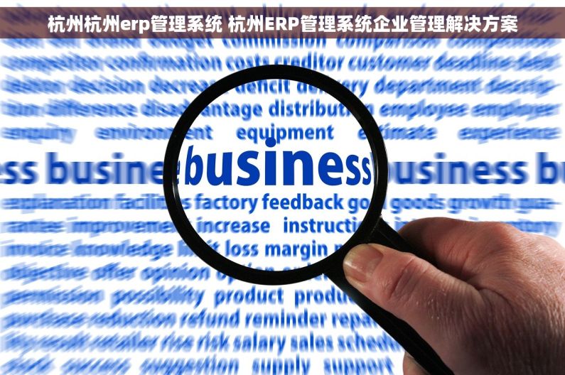 杭州杭州erp管理系统 杭州ERP管理系统企业管理解决方案